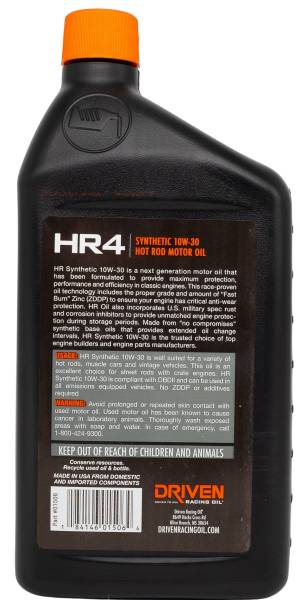 DRIVEN OIL HR4 10W30 SYN. 01506