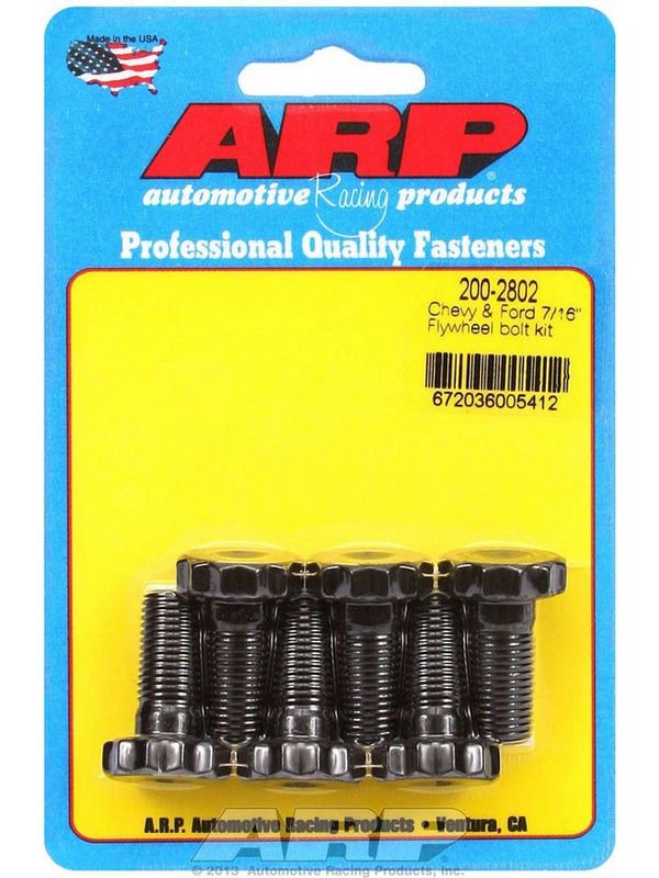 ARP BOLT KIT Chev & Ford Flywheel Bolts 200-2802