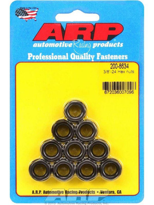 ARP NUT 3/8"-24 Hex 10pk 200-8634