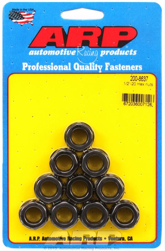 ARP NUT 1/2"-20 Hex 10pk 200-8637