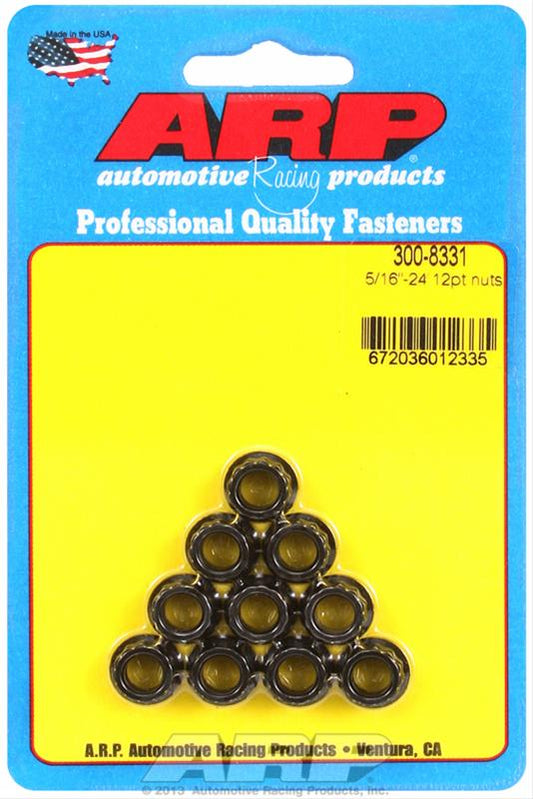 ARP NUT 5/16"-24 12pt 10pk 300-8331