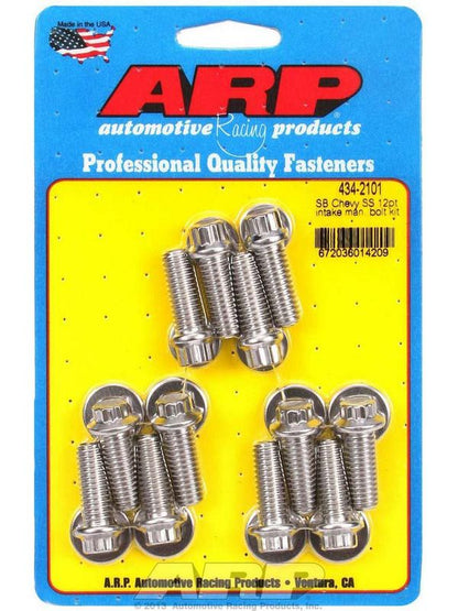 ARP BOLT KIT SB Chev SS INT. Manifold Bolts 434-2101