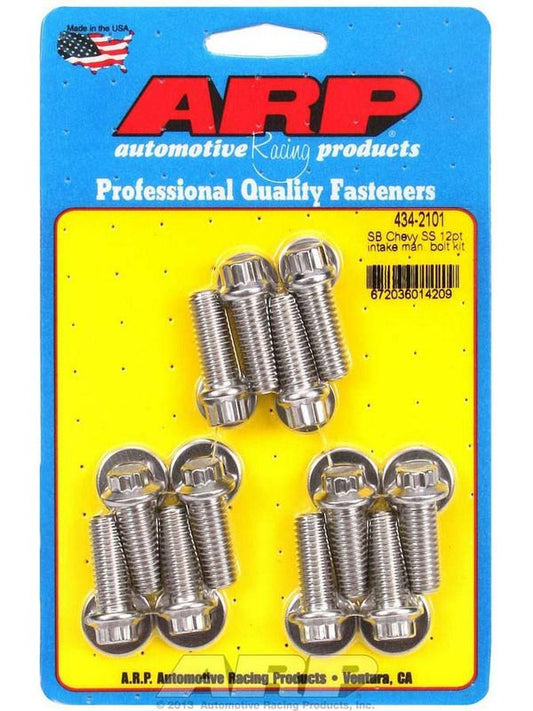 ARP BOLT KIT SB Chev SS INT. Manifold Bolts 434-2101