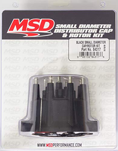 BLACK SMALL DIAM CAP/ROTOR KIT - MSD