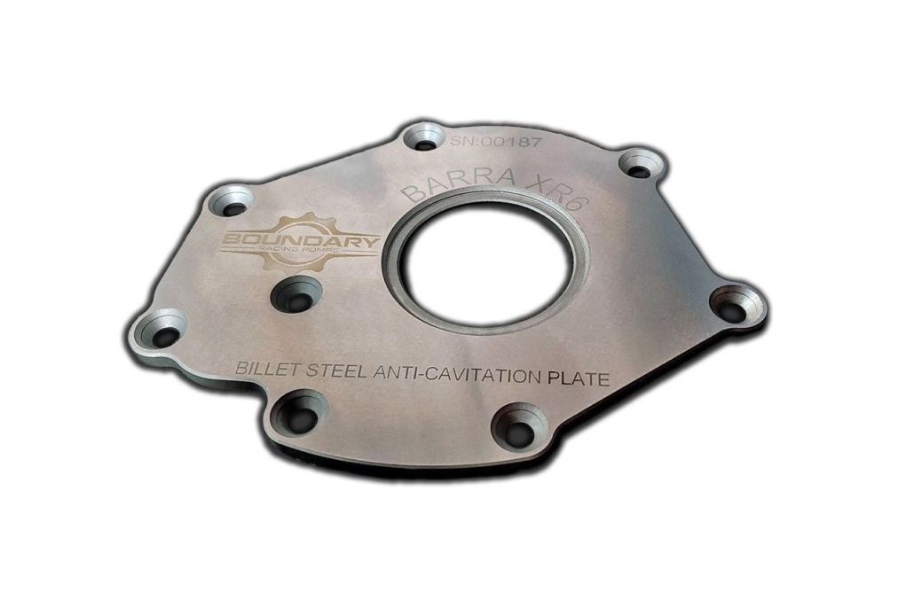 Billet Oil Pump Backing Plate Ford Barra 4.0L Boundary - BA-BBP